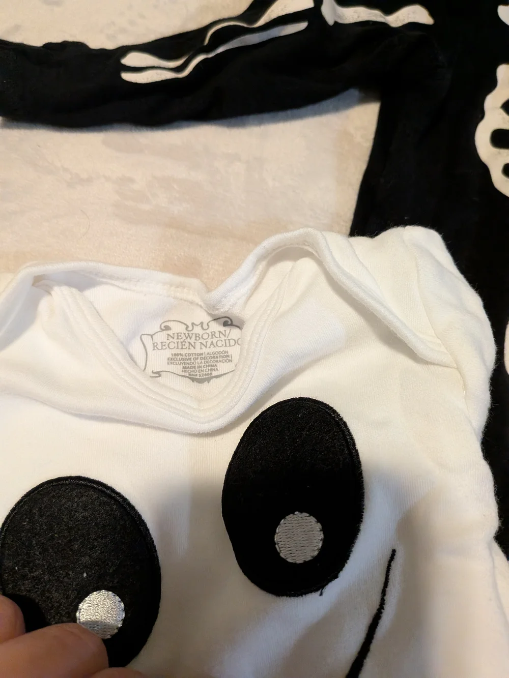 7-piece lot of baby infant Halloween clothing Newborn 0-3 months 3-6m Ghost Fall